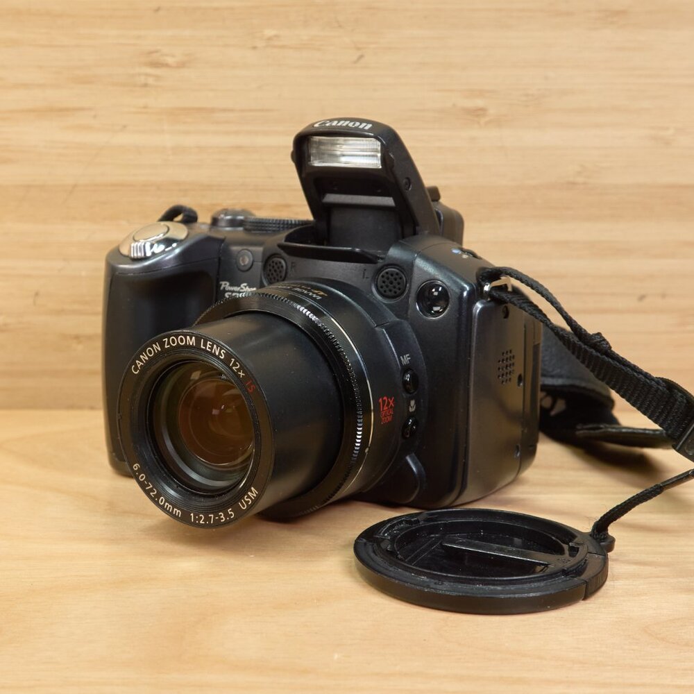 Canon PowerShot S5 IS 8.0MP Digital Camera / 12× Zoom / Tested & Working